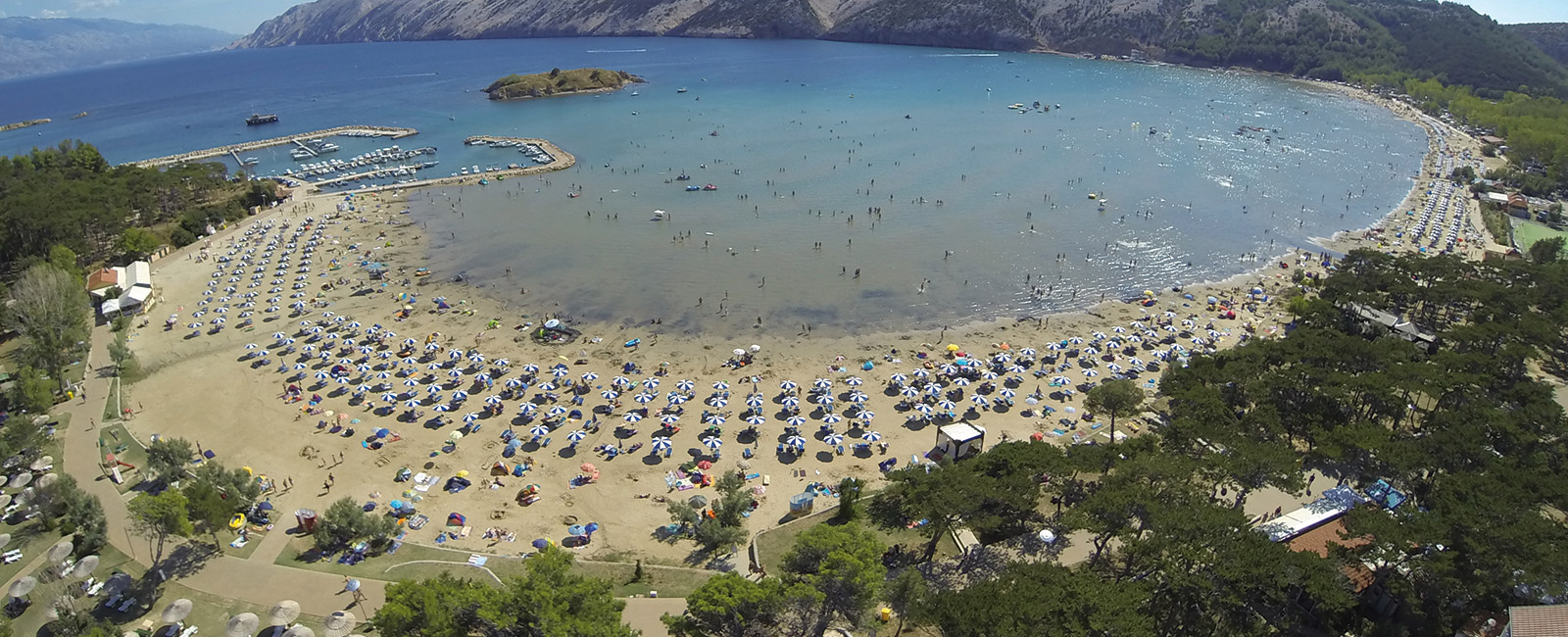 Rajska plaža u Loparu na otoku Rabu